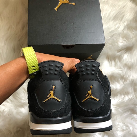nike air jordan 4 black gold